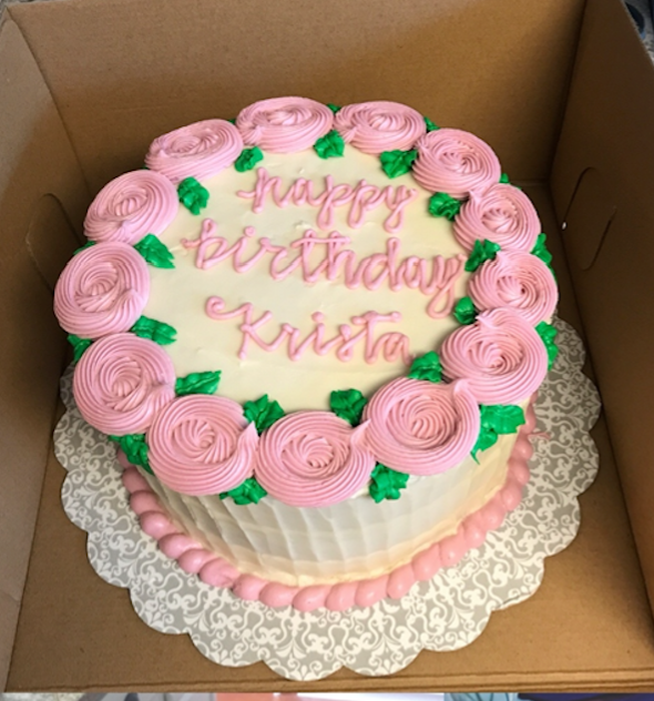 Buttercream decorated Cake
